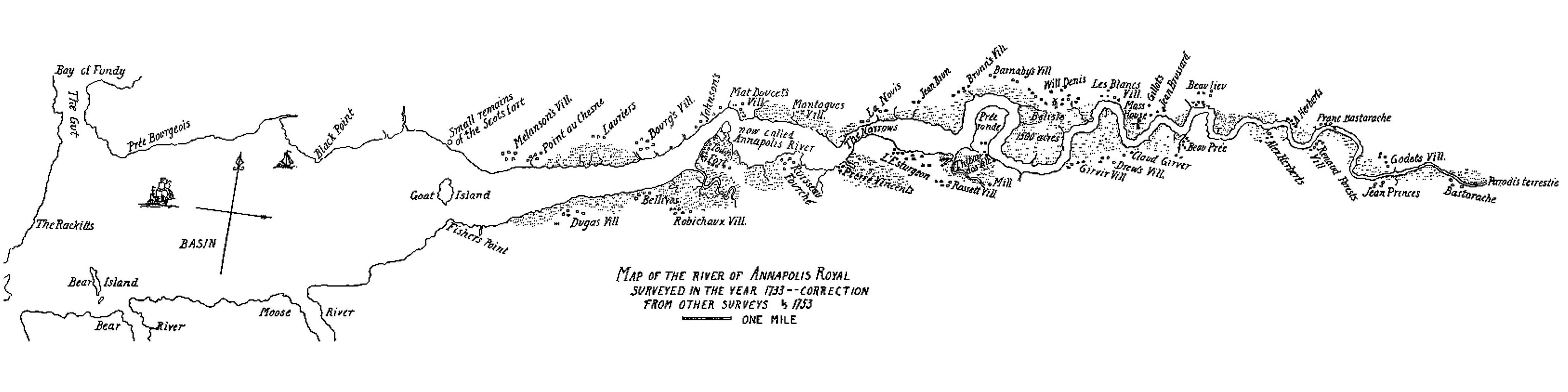 annapolis royal survey map 1733 002